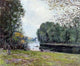 Alfred Sisley A Turn of the River Loing Summer Wall Decal Print