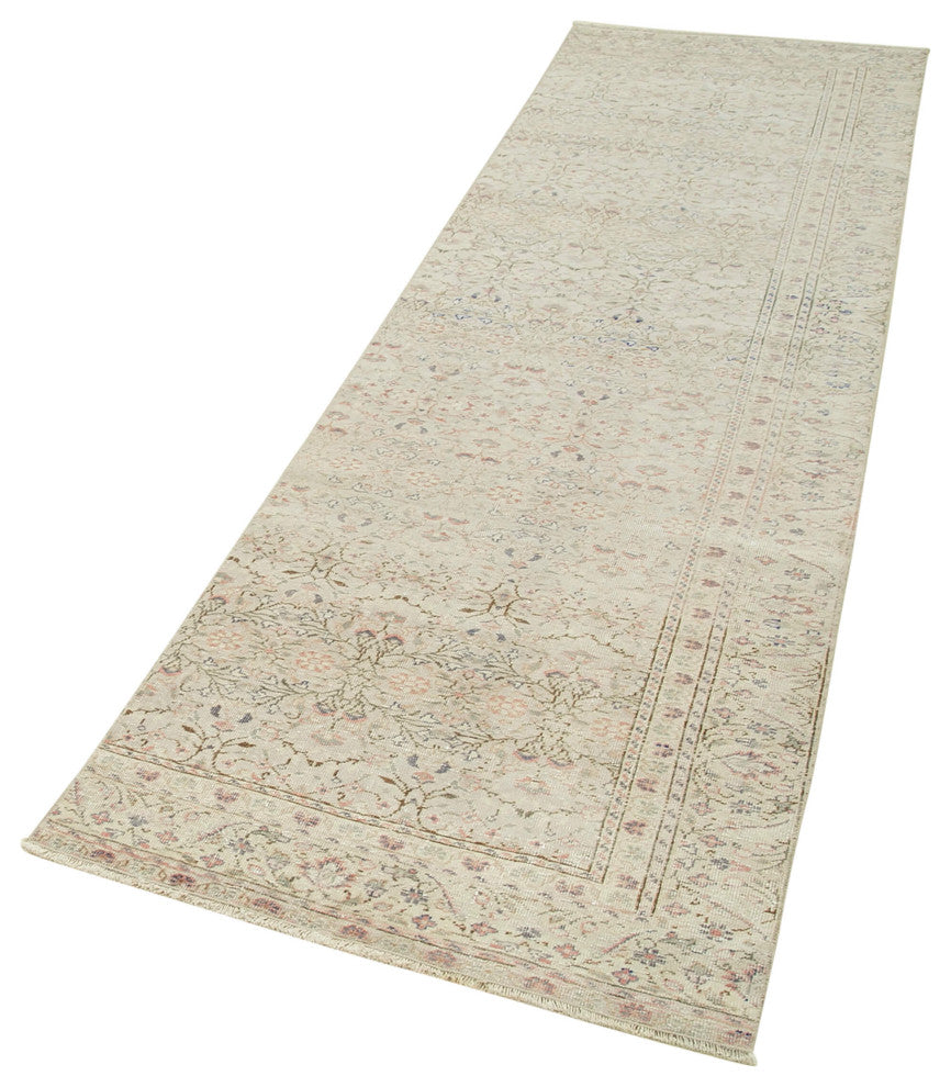 Rug N Carpet - Handmade Oriental 2' 7'' x 9' 3'' Unique Area Rug