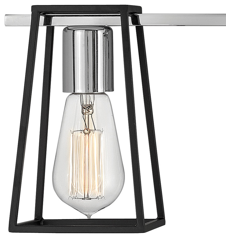 Hinkley Filmore Large Four Light Vanity, Chrome