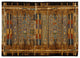 Esencia Tribal Stripe Indoor/Outdoor Mat Gold 1'11"x4'11"