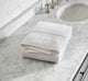 Delara 100% Organic Cotton 650 GSM Quick Dry Pack of 4 Bath Towel 30"�X58"�, White