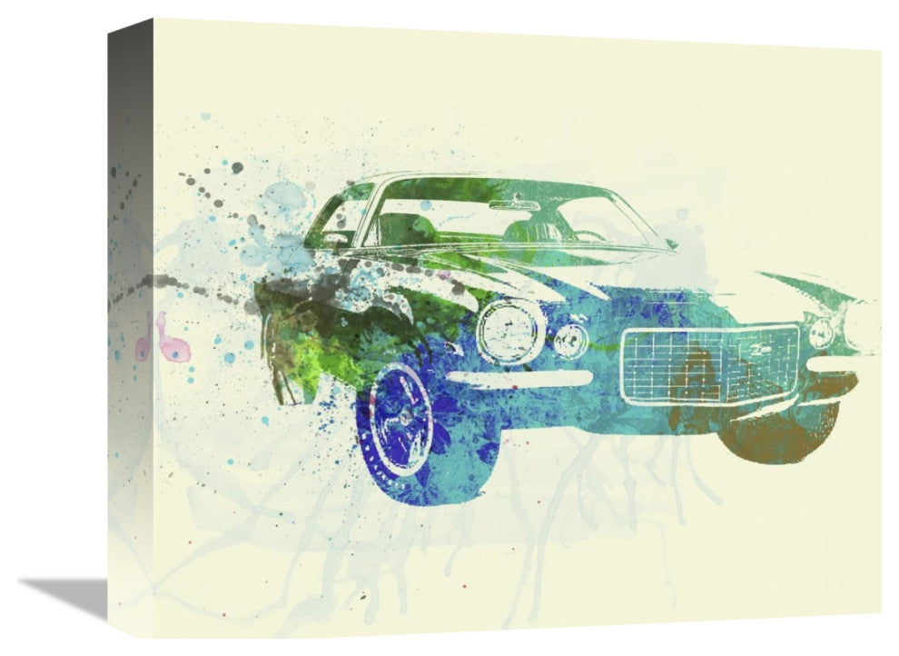 "Chevy Camaro Watercolor" Fine Art Print