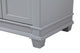 Home Living 72" Double Bathroom Vanity Set, Gray
