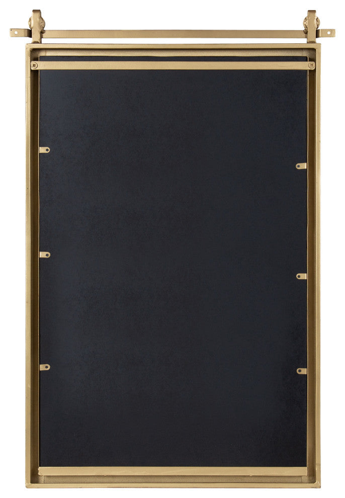 Chadbolt Framed Wall Mirror, Gold, 22"x33"