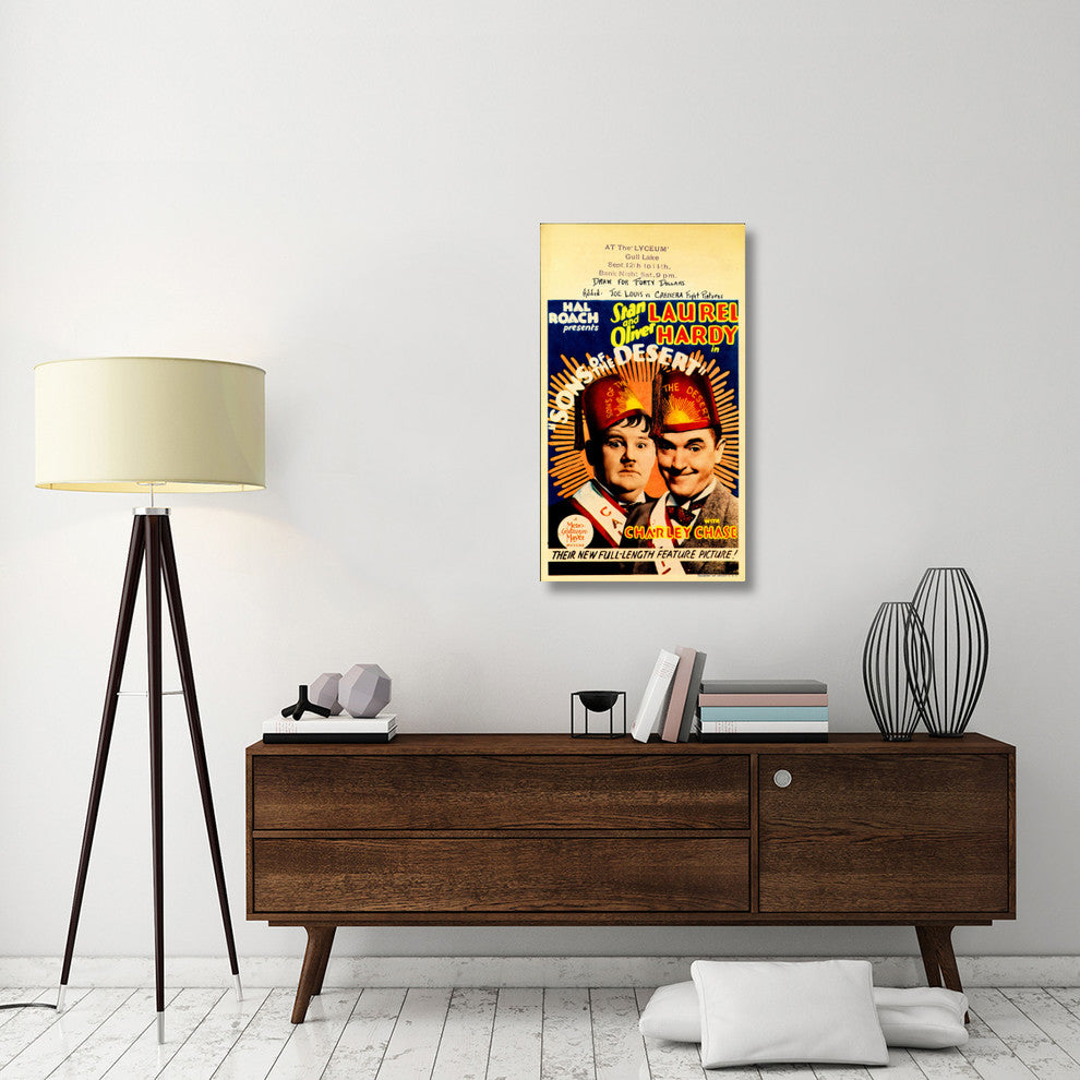 "Laurel & Hardy - Sons of the Desert" Canvas by Hollywood Photo Archive, 23x40"