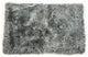 3' x 5' Gray Natural Rectangular Sheepskin Area Rug