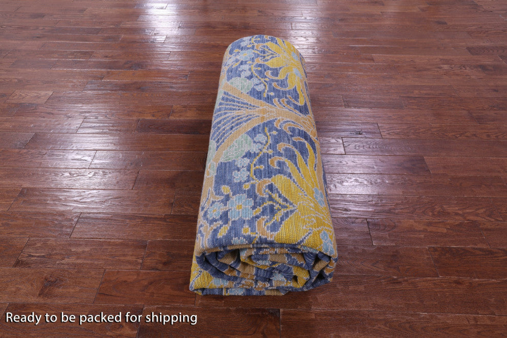 12' 0" X 14' 11" William Morris Hand-Knotted Wool Rug - Q14934