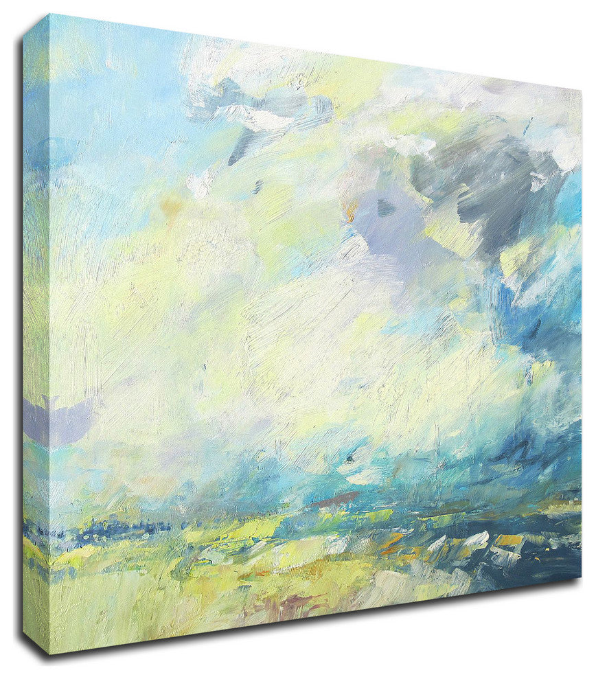 Autumn Skies by Andrew Kinmont, Print on Canvas, 16"x16"