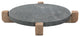 Marble Serving Board With Mango Wood Stand, Black/Natural, 2-Piece Set