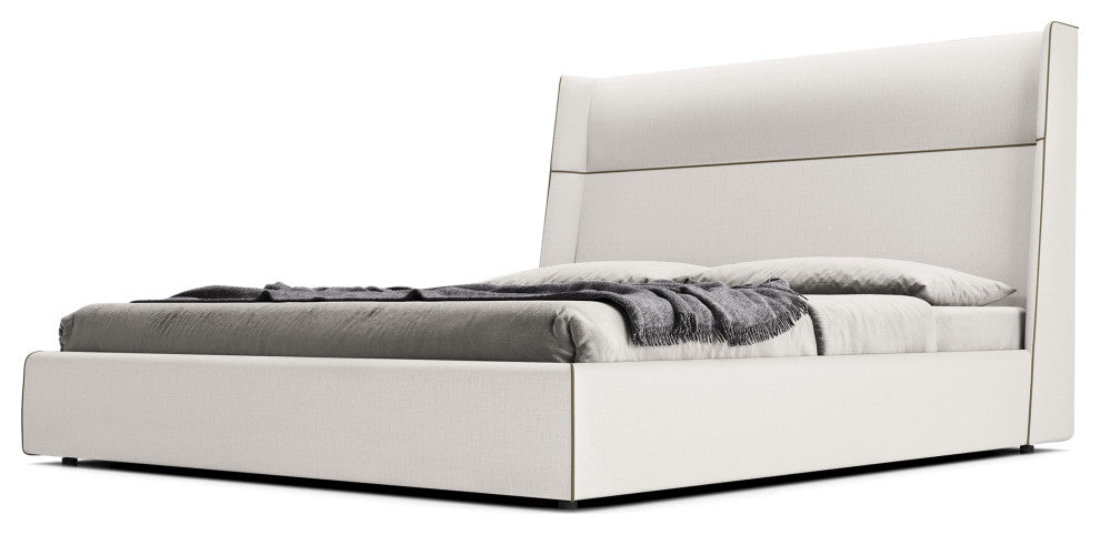Bexley Bed Chalk Fabric / King
