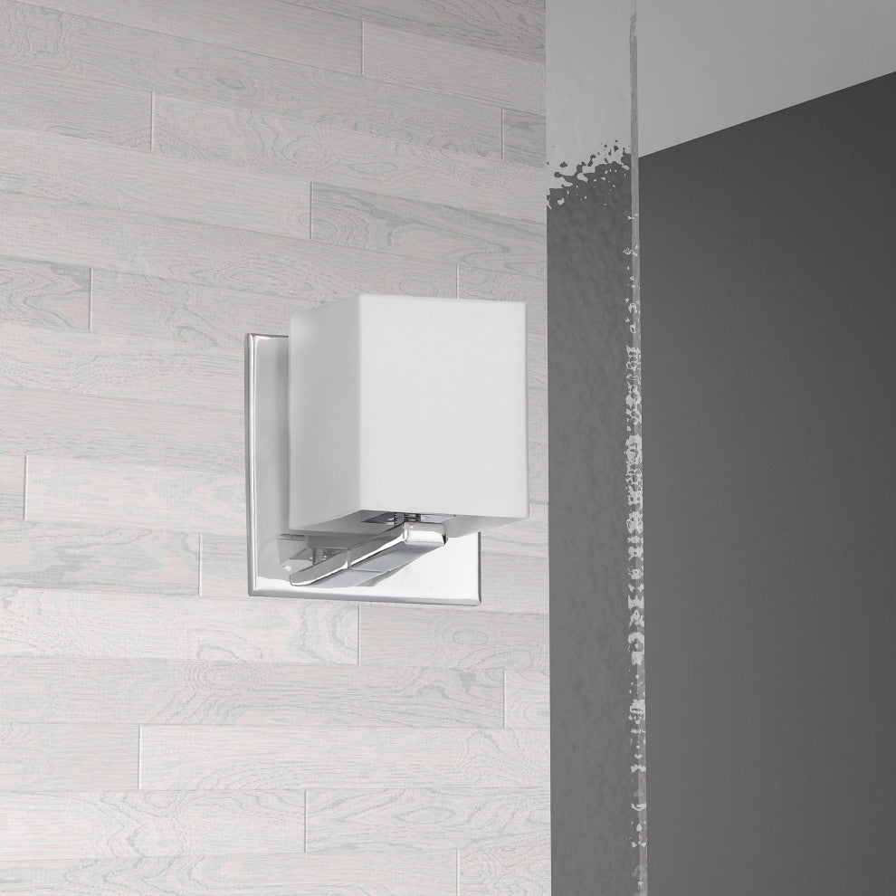 Coeur 1-Light Sconce, Frosted White