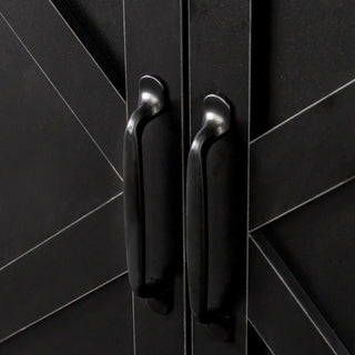 Close-up of door seam/handle; product detail.