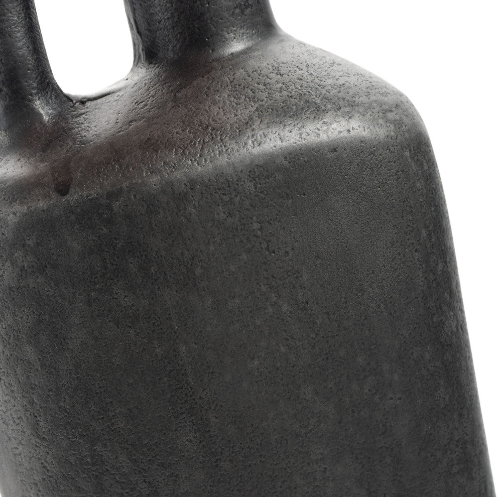 Macrae Metal Table Vase, Small Grey