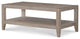 Del Mar Coffee Table, Gray