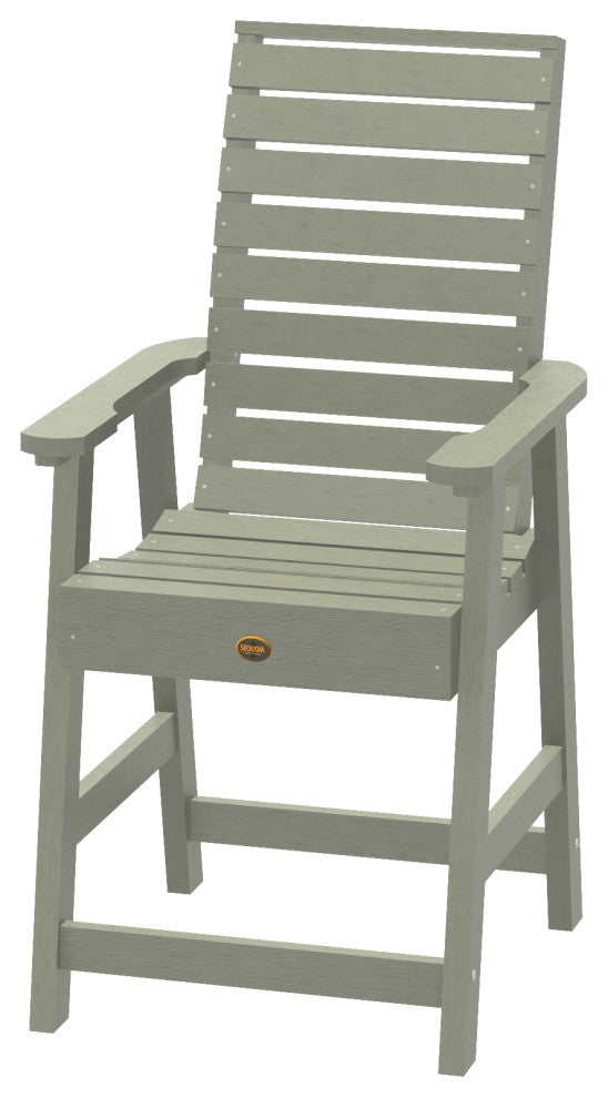 Glennville Arm Chair, Counter Height, Eucalyptus