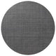 Ahgly Company Indoor Round Mid-Century Modern Area Rugs, 6' Round