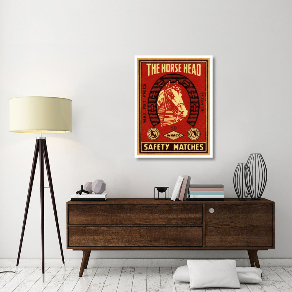 "The Horse Head Safety Matches" Digital Paper Print by Phillumenart, 32"x42"
