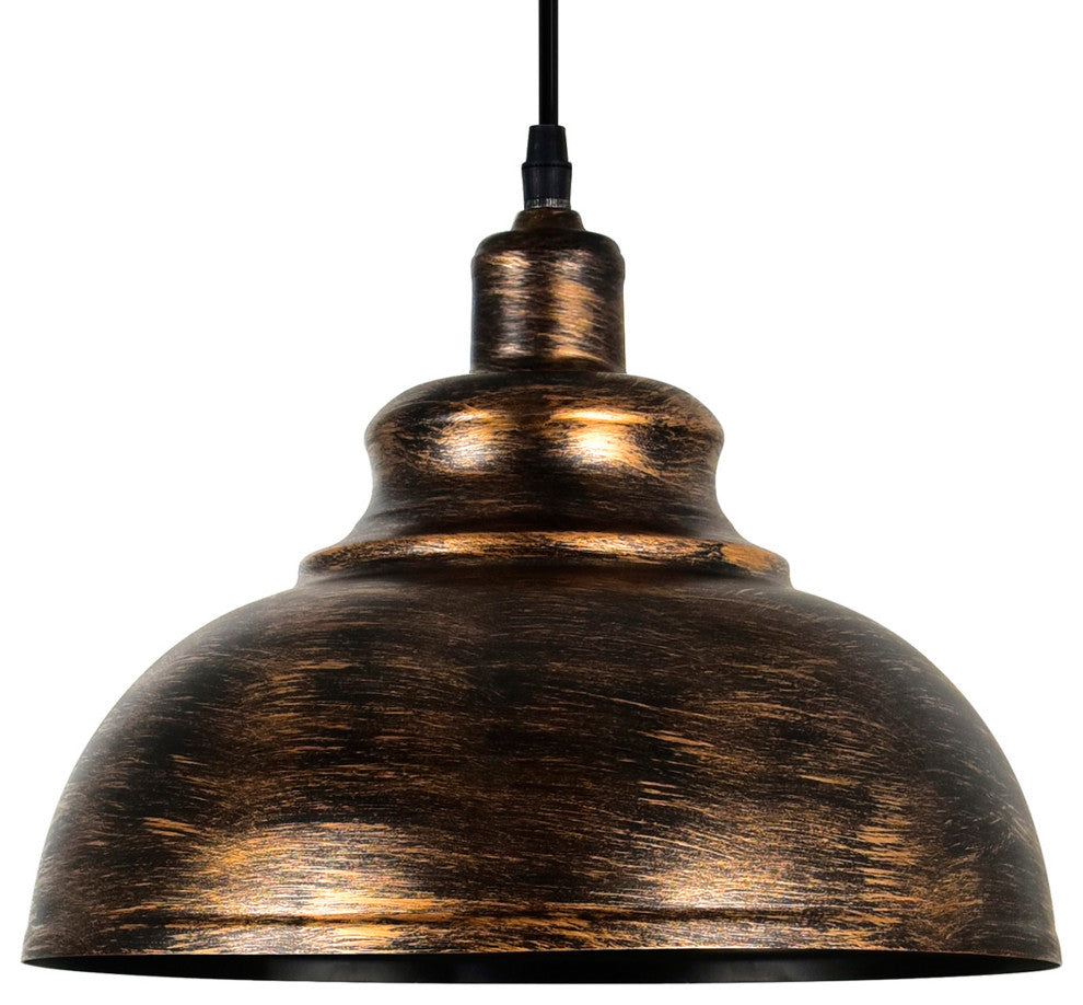 Vogel 1 Light Down Mini Pendant With Antique Copper Finish