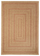 Sahara Multi Border Indoor/Outdoor Rug Terracotta 1'11"x7'6"