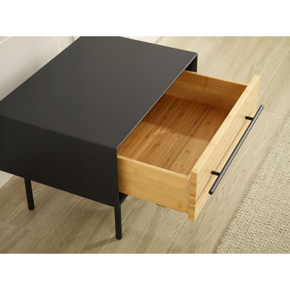Greenington Santa Cruz 1 Drawer Nightstand | Wheat