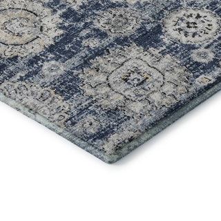 Premium Machine Washable Mayfield AMF634 Navy 10' x 14' Rug