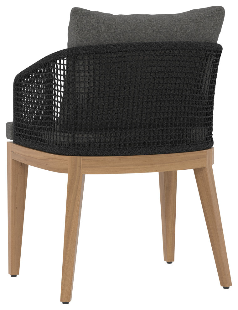 Capri Dining Armchair Natural Gracebay Grey