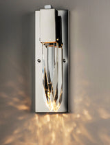 ET2 E31240-20 Quartz 15" Tall Integrated LED Bathroom Sconce - Black