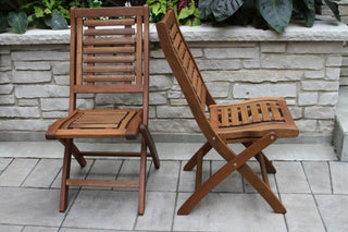 3-Piece Eucalyptus Folding Bistro Set