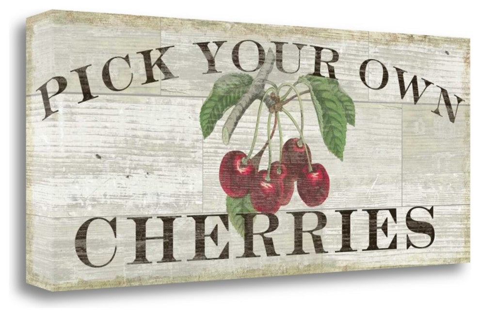 "Farm Fresh Cherries" By Sue Schlabach, Giclee Print on Gallery Wrap Canvas