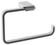 Square Polished Chrome Towel Ring