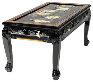 Black Lacquer Coffee Table Royal Ladies