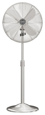 Hunter Classic Brushed Nickel 4-Blade Oscillating 3-speed Standing Fan