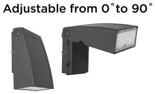 Poly 8" LED Outdoor, 120-277V, 20W, 3 CCT, Black