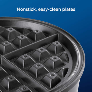 Belgian Waffle Maker With Adjustable Temperature Control, Non-Stick Plates