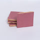 Moroccan Zellige Mosaic 4x4 in Smooth Rose