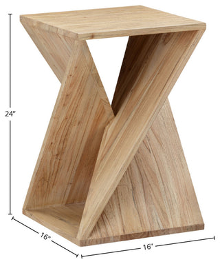 Bungalow Mindi Side Table, Brown