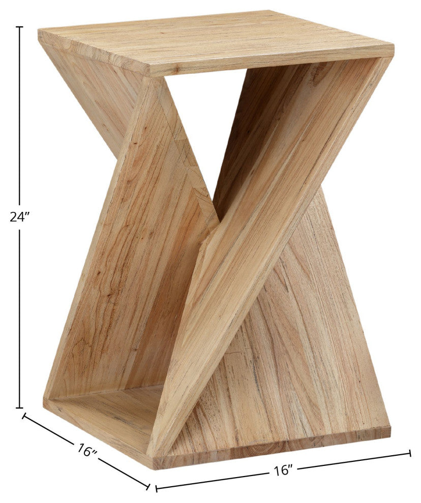 Bungalow Mindi Side Table, Brown