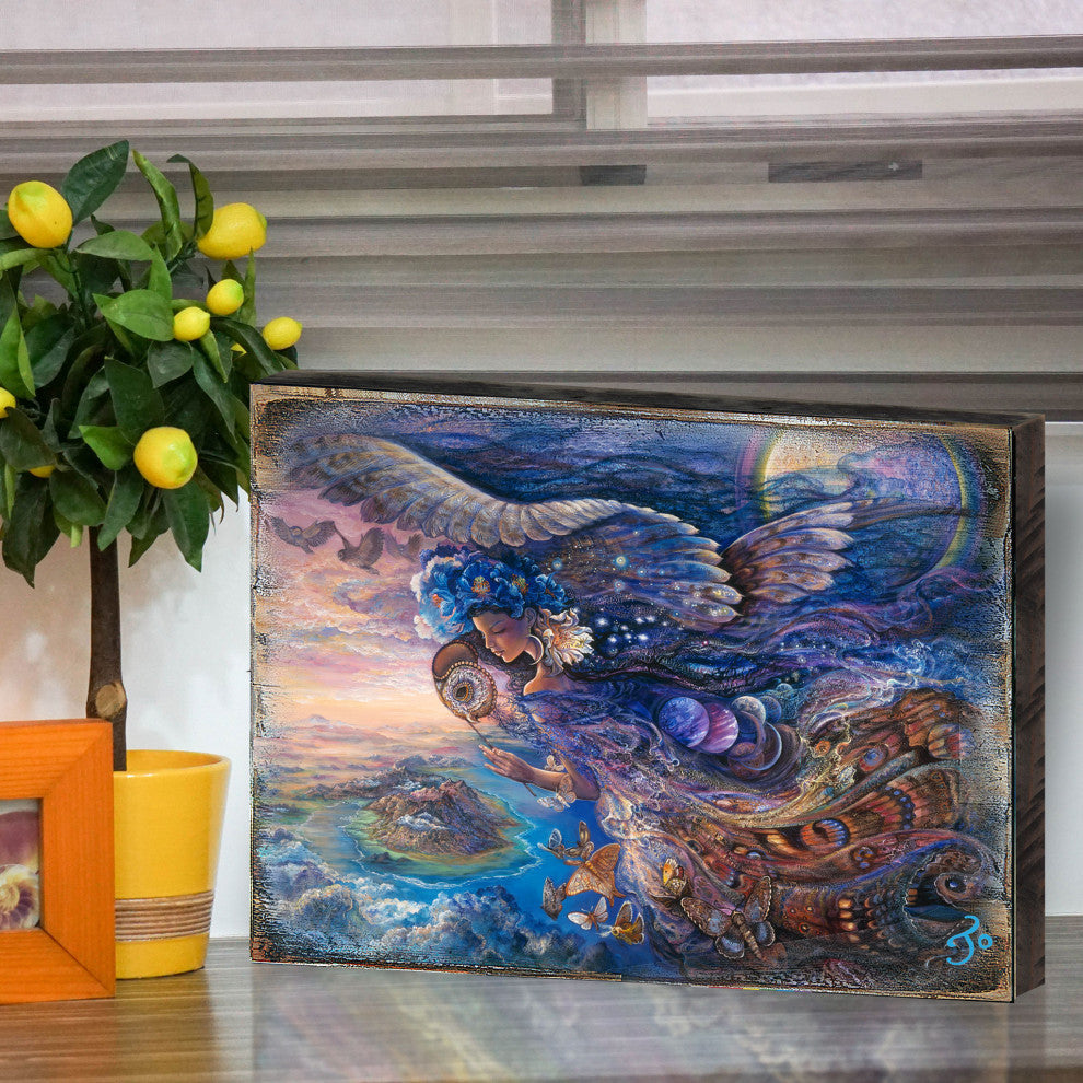 Queen of the Night Wall and Table Top Wooden Decor, 36x24