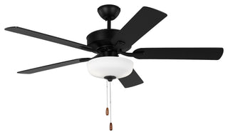 Generation Lighting Linden 52" Ceiling Fan Midnight Black