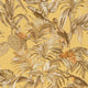 Textured Wallpaper, Birds Plants, Brown Cream Orange, Sample