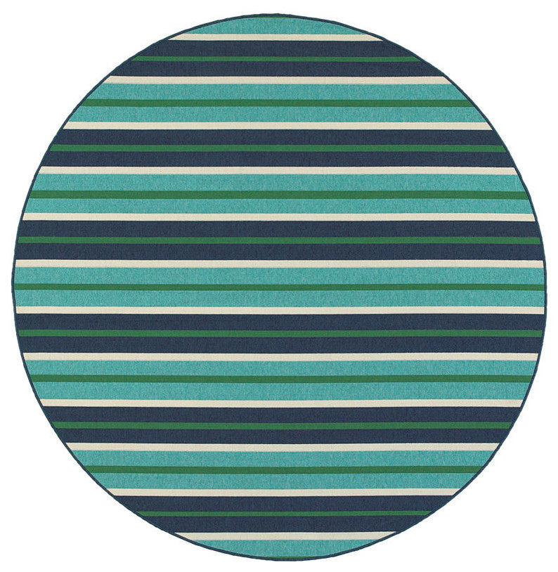 Meridian 9652F, Blue/Green, 6'7"x9'6"