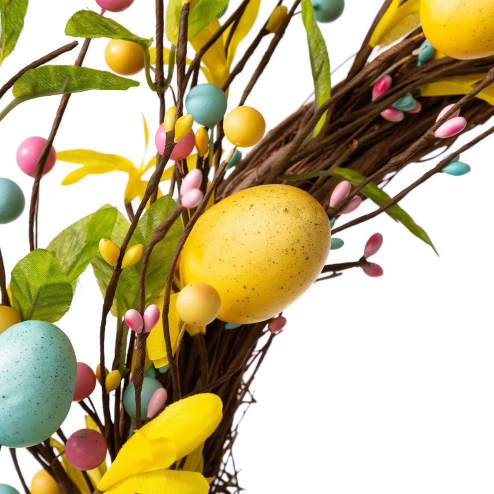 22"D Easter Egg Wreath