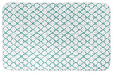 Fishnet Teal 21x34 Bath Mat