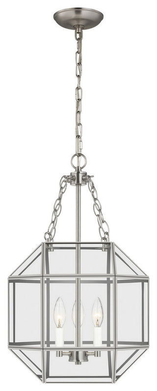 Visual Comfort Studio 5179403-962 3-Light Lantern, Morrison