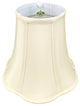 Royal Designs Bottom Outside Scallop Bell Lamp Shade, Eggshell, 8x16x13