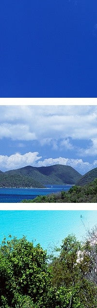 "Trunk Bay St John US Virgin Islands " Canvas Art, 12"x36"x1.25"