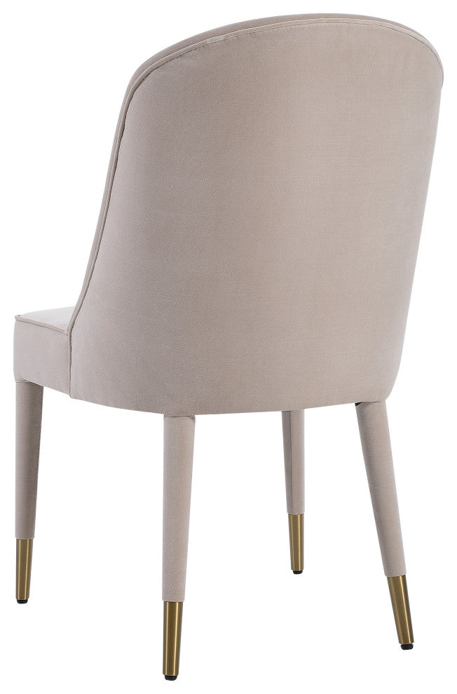 Uttermost - 23593-2 - Armless Chair Set Of 2 - Brie - Brushed Brass