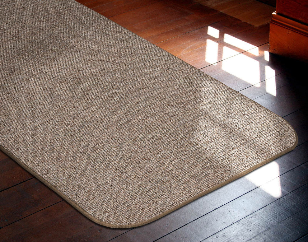 Skid-Resistant Carpet Runner Pebble Beige, 36"x6'