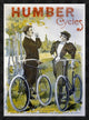 "Humber Cycles" Framed Canvas Giclee by Pal, 28"x38"
