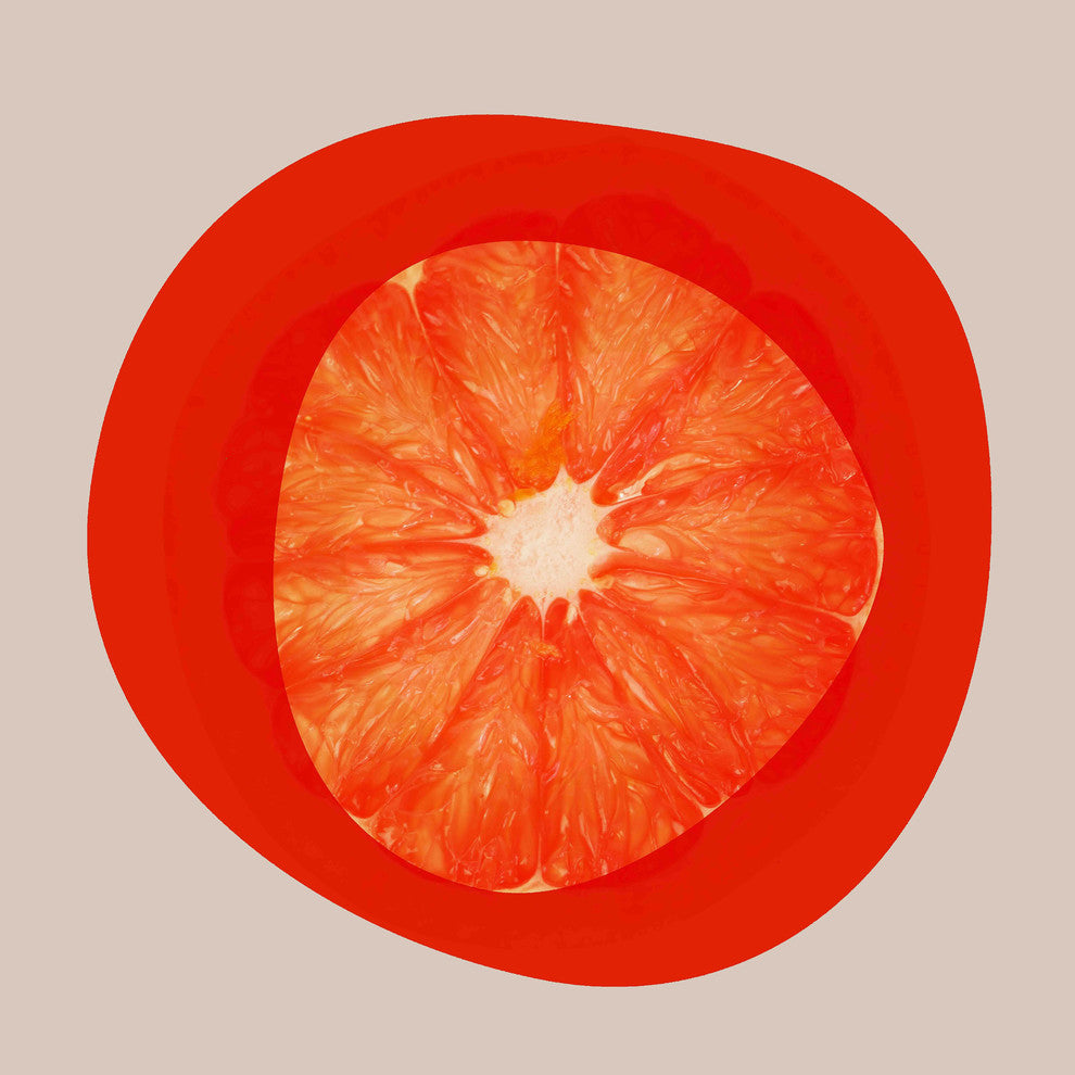"September Orange 2" Painting Print on Canvas by Irena Orlov